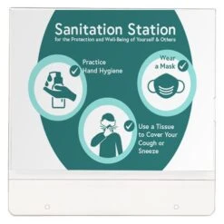 Horizontal Sign Holder, Clear