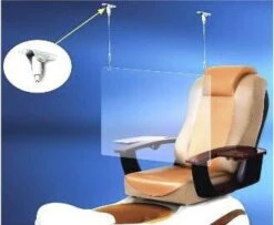 SUN® Hanging Acrylic Protective Shield -Makeup Care Products Store sneeze guard front panel single 14169550258233