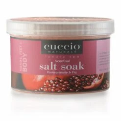 SUN® Cuccio Pedicure Scentual Salt Soak, 29 Oz -Makeup Care Products Store soaks cleansers pomegranate fig 29oz 6380232015929