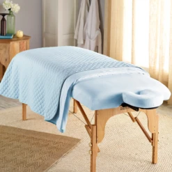 SUN® Sposh Microfiber Quilted Blanket 27 SUN® Sposh Microfiber Quilted Blanket -Makeup Care Products Store spa blue