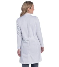 Women's Lab Coat With 4 Button Closure By Landau -Makeup Care Products Store spa uniforms 13987272163385