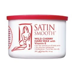 SUN® Satin Smooth Hard Wax, Wild Cherry With Vitamin E, 14 Oz