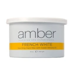 SUN® Amber Hard Wax, French White, 14 Oz