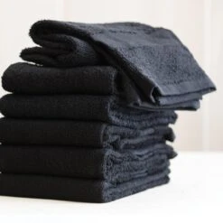 SUN® Colorsafe Towels, 6 Pack -Makeup Care Products Store treatment towels black 6380943114297
