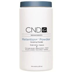 CND Enhancements, Retention+ Sculpting Powders, Bright White, Opaque, 32 Oz